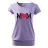 těhotenské tričko maminka fialové