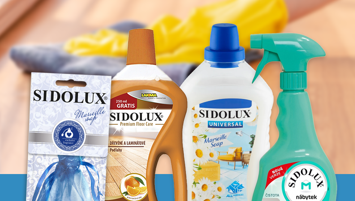 Sidolux, čistota, která voní luxusem. Jak využít jeho sílu naplno?