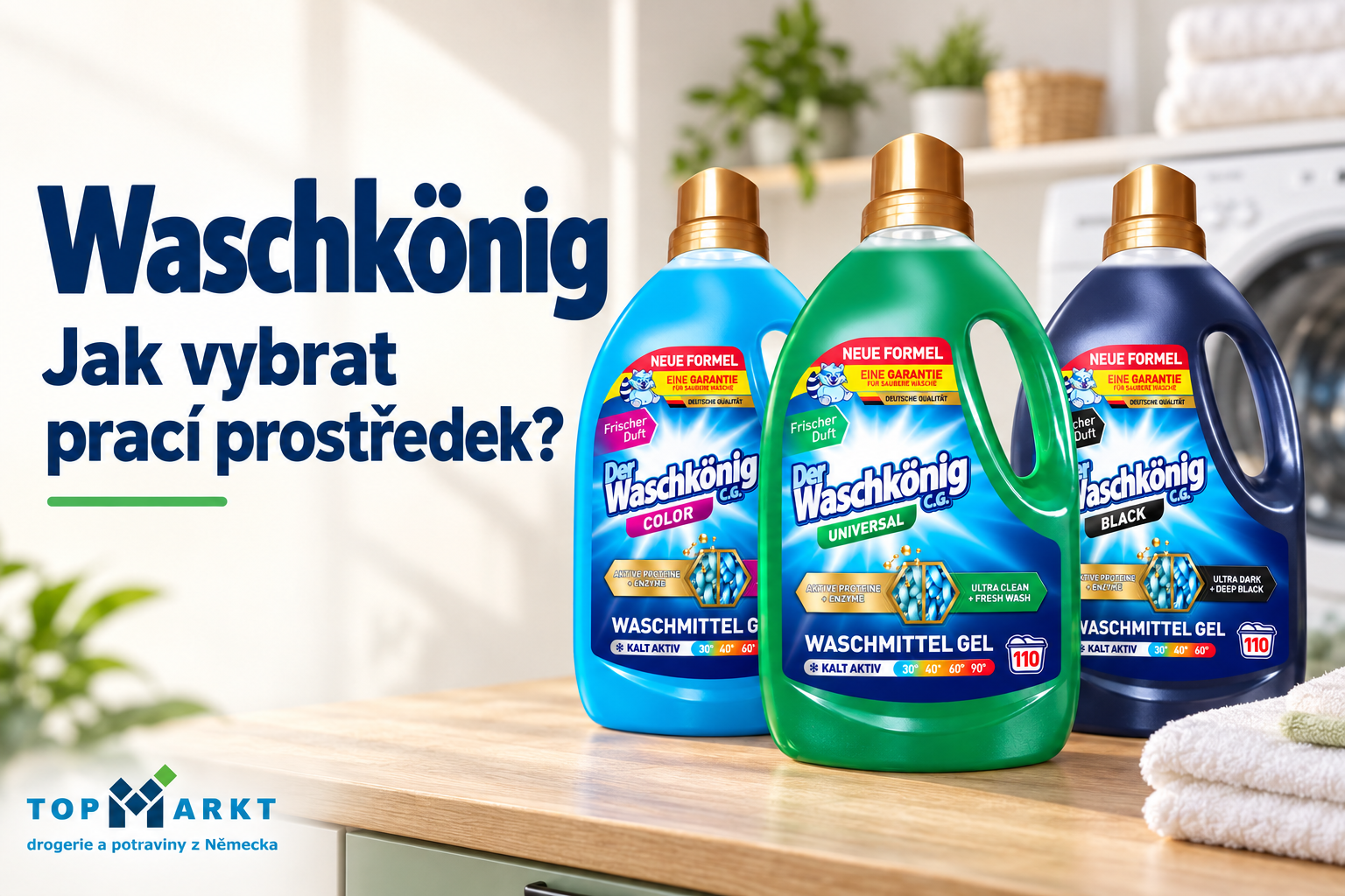 Waschkönig: jak vybrat prací gel nebo prášek a kolik stojí jedno praní