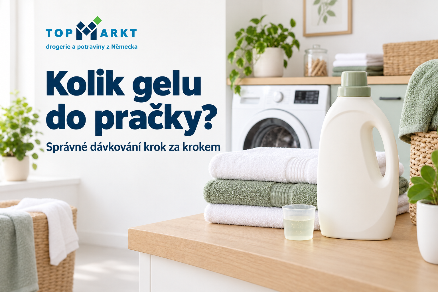 Kolik pracího gelu dát do pračky? Průvodce správným dávkováním