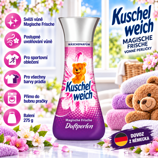 Kuschelweich Magische Frische 275 g – vonné perličky do pračky
