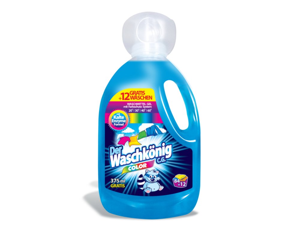 Waschkönig Color XXL Gel na praní barevného prádla 96 Pracích cyklů