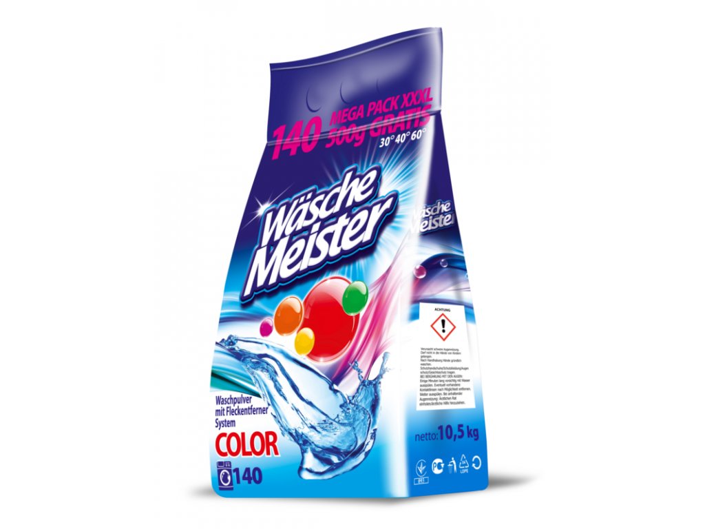 Wasche Meister Color prášek na praní barevného prádla 140 Pracích cyklů