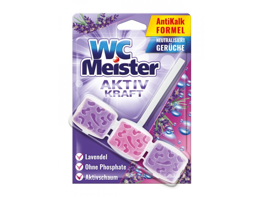 WC Meister zaveska do WC 45g vune levandule