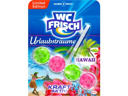 WC Frisch Kraft Aktiv WC blok s vůní havajských květin