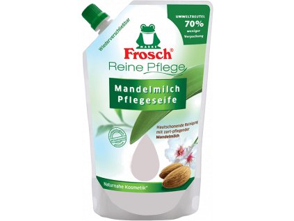 Frosch tekuté mýdlo Mandlové mléko náhradní náplň 500ml - BIO