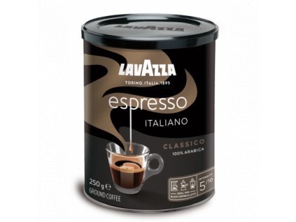 prazena mleta kava caffe espresso lavazza torino italia 1895 250g