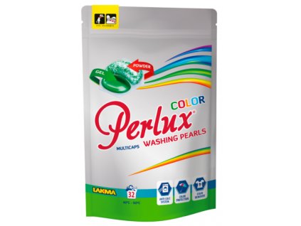 5907542746203 PERLUX SUPER COMPACT COLOR praci perly HEXAGON na barevne pradlo 32 ks