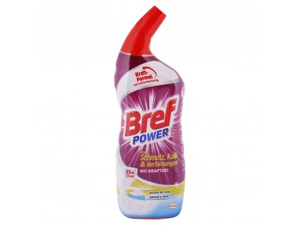 bref power wc kraftgel proti necistotam vodnemu kamenu a zafarbe 3376