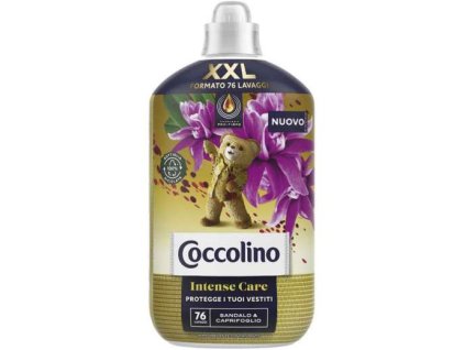 coccolino concentrated fabric softener 76 washes sandal honeysuckle 1750 ml