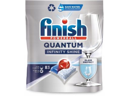 Finish Quantum Infinity Shine Tablety Kapsle do mycky nadobi 83ks