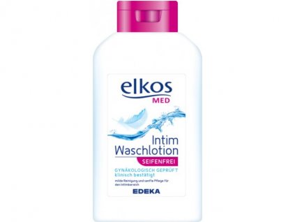 Elkos med gel pro intimní hygienu Aloe Vera 300ml