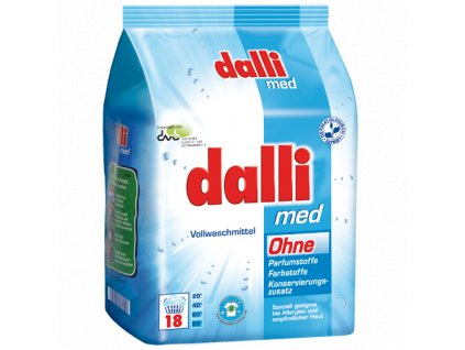 Dalli Med Prášek na praní pro alergiky 18 Pracích cyklů