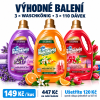 Výhodné balení limitek 3 x Waschkönig XXL Gelu na praní 110 Praní