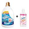 Waschkönig Sensitive XXL Gel na praní pro citlivou pokožku 110 Pracích cyklů + Softlan Ultra 3D Aviváž 1l Weich & Mild Sensitiv