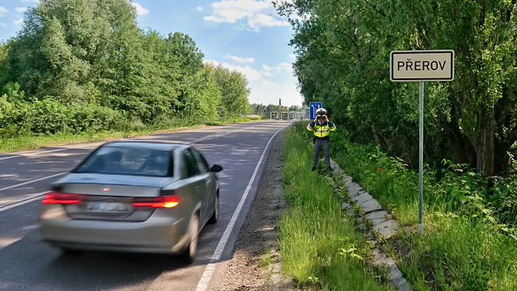 Revoluční řešení pro bezpečnost na silnicích: Maketa policisty v životní velikosti