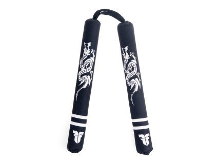 Fighter Soft Dragon nunchaku - černá/bílá