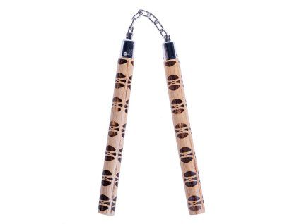 Nunchaku Overall ratan - hnědá