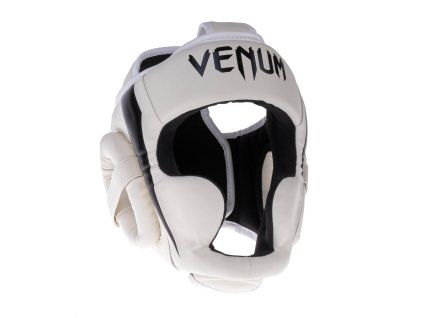 Venum Elite přilba - univerzální velikost bílá/černá