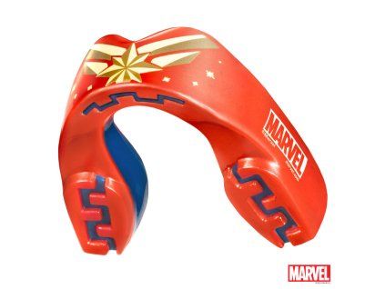 SAFEJAWZ chrániče zubů Marvel Captain, SJCapMarvel Junior (Velikost Junior)