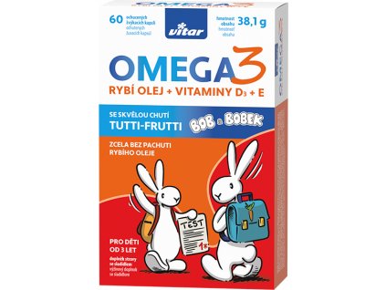 Vitar Kids Omega 3 + vitaminy D3 a E