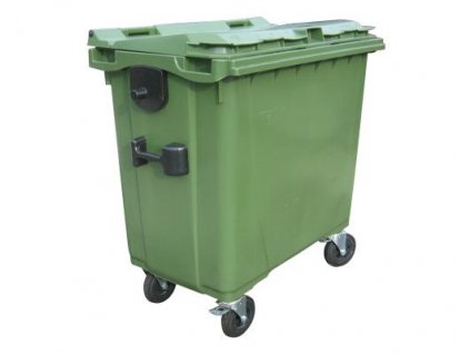 Plastový kontejner 770 l. - zelený