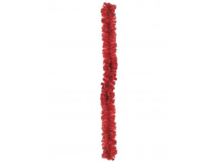 Vánoční girlanda, červená, 270 cm