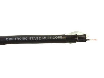 Omnitronic vícežilový symetrický kabel, 24x2x0,12 mm, 100 m role