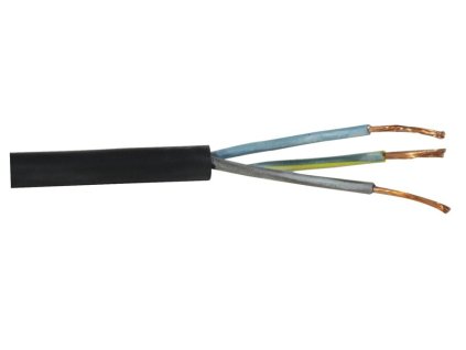 Silový kabel HO7RN-F, 3x1,5 mm, černý, 100 m role