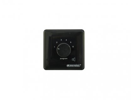 Omnitronic PA volič programů mono, černý