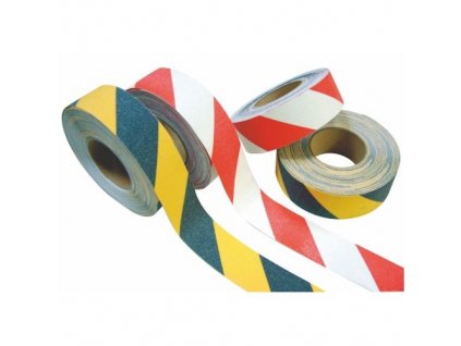 Protiskluzová páska 50 mm x 18,3 m - červeno-bílá