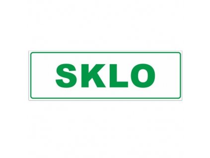 Samolepka sklo 350x115 mm