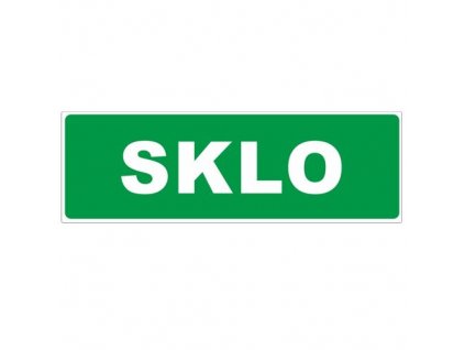 Samolepka sklo 350x115 mm