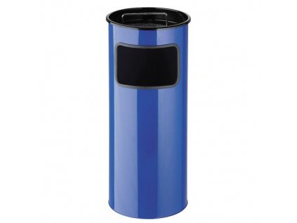 Odpadkový koš s popelníkem - modrý 30 l.