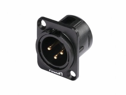 Hicon XLR mounting plug 3pin HI-X3DM-G