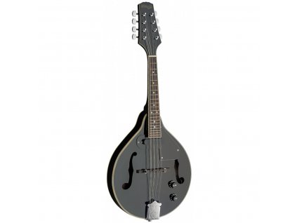 Stagg M50 E BLK, elektroakustická bluegrassová mandolína, černá