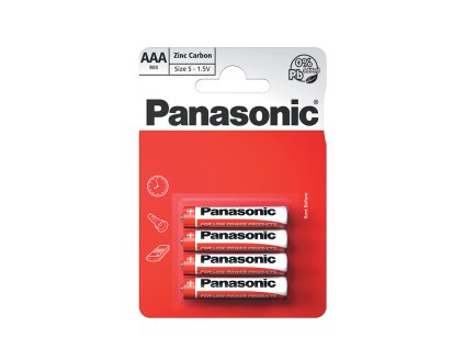 PANASONIC Red Zinc LR03 AAA /4ks