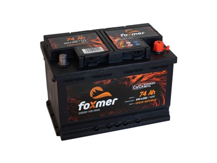 FOXMER Autobaterie 74 Ah