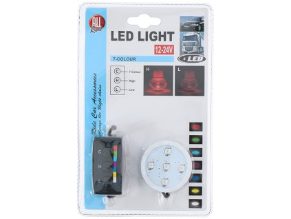 ALLRIDE LED podstavec 7 barev 12/24 V