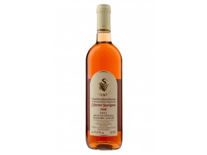Cabernet Sauvignon rosé 2021, polosladké, Sedlecká vína