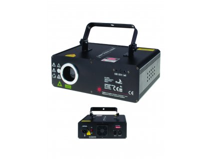 Effect laser 400mW RGB 5-in-1, DMX