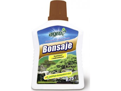AGRO Kapalné hnojivo pro bonsaje 0,25 L (Hmotnost .3kg)