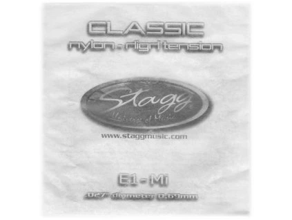 Stagg CLH-E1N, struna "E", vysoké pnutí