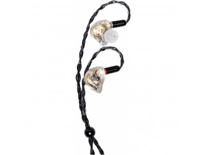 Stagg SPM-PRO BK, 3-driver in-ear sluchátka, transparentní