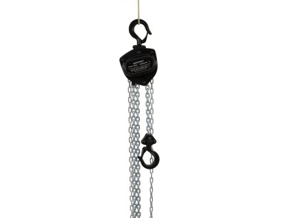 Řetězový zdvihák 6m/250kg, černý