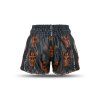 King Muay Thai trenky DEVIL - černá/oranžová, KPB DEVIL 4 XL (Velikost XL)