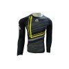 Rashguard s dlouhým rukávem KING Blade - černá/neon M (Velikost M)
