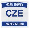 BACKNUMBER JUDO 35x34 cm, BCKJ3534 Backnumber (Velikost Backnumber)