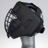 Přilba Fighter Shock s mřížkou - černá, JE999-BLK M (Velikost M)