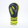 Rukavice Fighter Basic Stripe - neon žlutá 10 (Velikost 10)